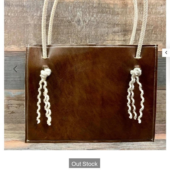 Cowhide Rope Purse - Picture 2 of 9